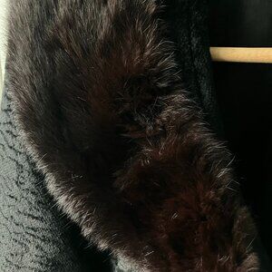 Vintage Fur Collar  Coat